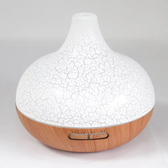 Santorini Aroma Diffusor - Risseffekt - USB - Farbwechsel - Mit Timer Santorini Aroma Diffusor - Risseffekt - USB - Farbwechsel - Mit Timer