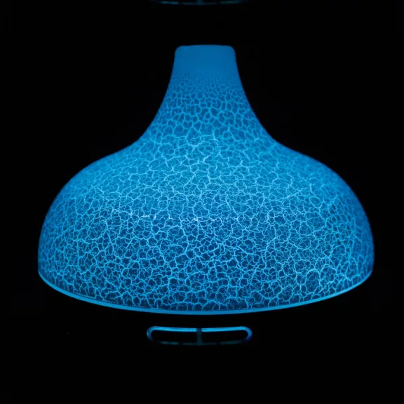 Santorini Aroma Diffusor - Risseffekt - USB - Farbwechsel - Mit Timer Santorini Aroma Diffusor - Risseffekt - USB - Farbwechsel - Mit Timer