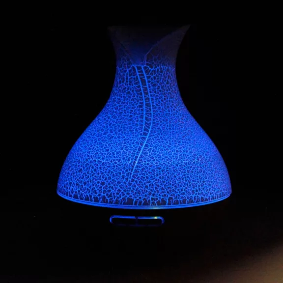 Palmen Aroma Diffusor - Risseffekt - USB - Farbwechsel - Mit Timer Palmen Aroma Diffusor - Risseffekt - USB - Farbwechsel - Mit Timer