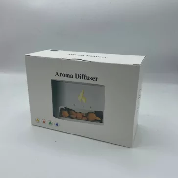 Aroma Diffusor - Himalaya Salzgrotte - USB - Flammeffekt