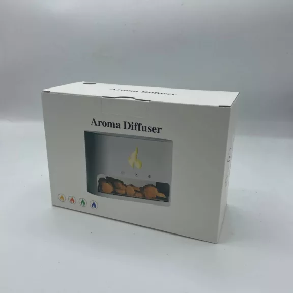 Aroma Diffusor - Himalaya Salzgrotte - USB - Flammeffekt