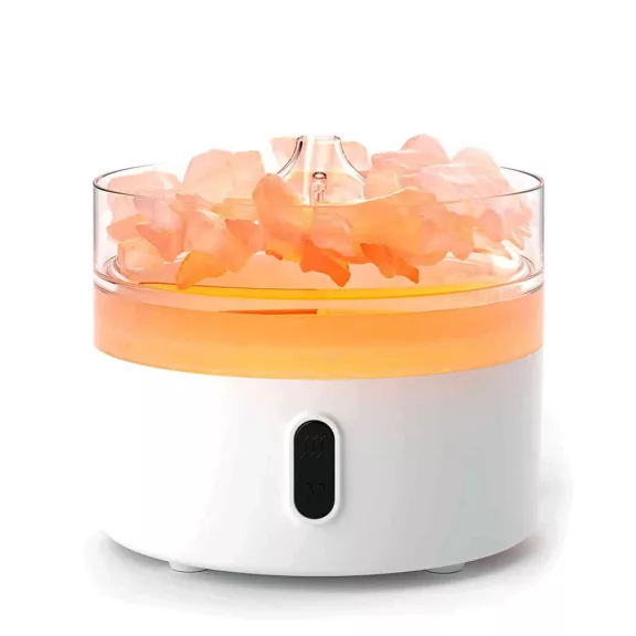 Himalaya Salz Aromadiffusor - Nachtlicht - USB - Flammeffekt Himalaya Salz Aromadiffusor - Nachtlicht - USB - Flammeffekt