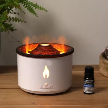 Mittelgroßer Aroma-Diffusor - Vulkan-Effekt - Zwei Farben