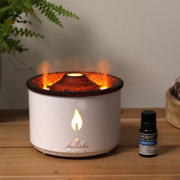 Mittelgroßer Aroma-Diffusor - Vulkan-Effekt - Zwei Farben Mittelgroßer Aroma-Diffusor - Vulkan-Effekt - Zwei Farben