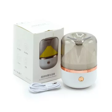 Weißer und Bronze-Aroma-Diffusor - USB - Farbwechselnd