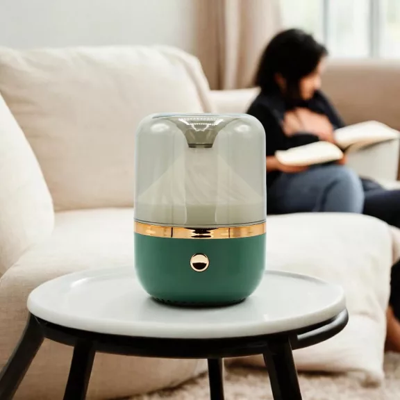 Grüner und Bronze-Aroma-Diffuser - USB - Farbwechselnd