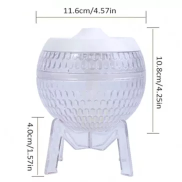   Transparentes Mondo Reines Luftbefeuchter - USB - Farbwechselnd (untere Beleuchtung)
