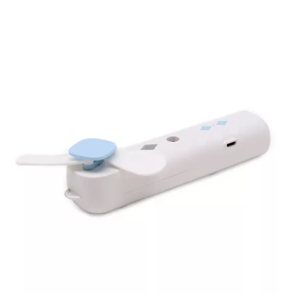 Weißer Mini-Luftbefeuchter Ventilator - USB-Aufladung