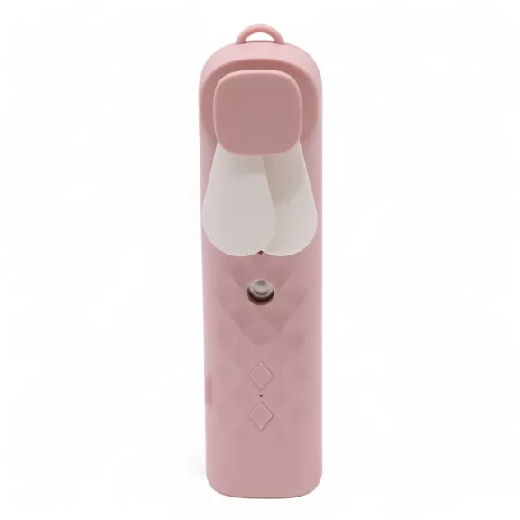 Rosa Mini Luftbefeuchter Ventilator - USB Ladung