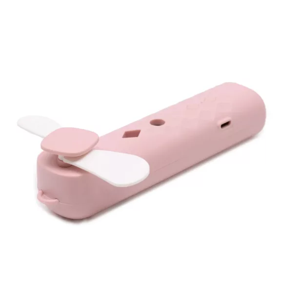 Rosa Mini Luftbefeuchter Ventilator - USB Ladung