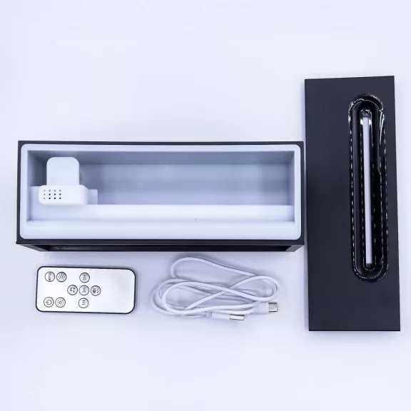 USB-Aromadiffusor mit Farbwechsel – Flammeneffekt und Vogelgesang