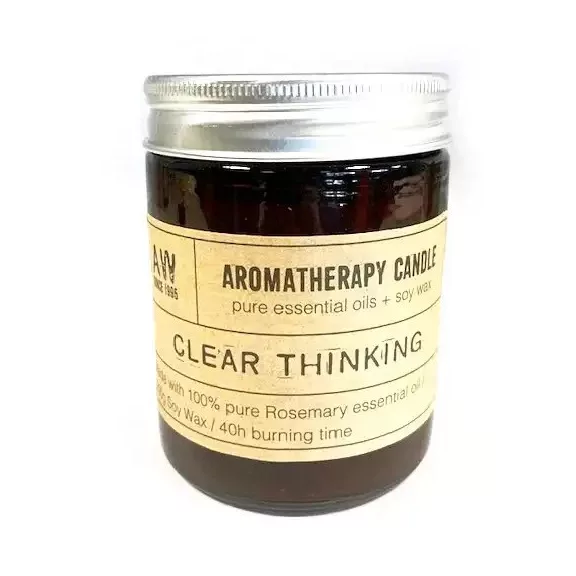 Aromatherapie-Sojakerze 200 g – Klare Gedanken Aromatherapie-Sojakerze 200 g – Klare Gedanken