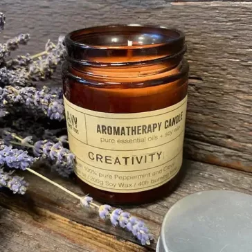 Aromatherapie-Sojakerze 200 g – Kreativität