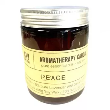 Aromatherapie-Sojakerze 200 g – Ruhe