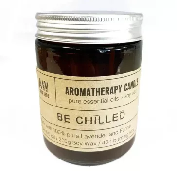 Aromatherapie-Sojakerze 200 g – Entspannung