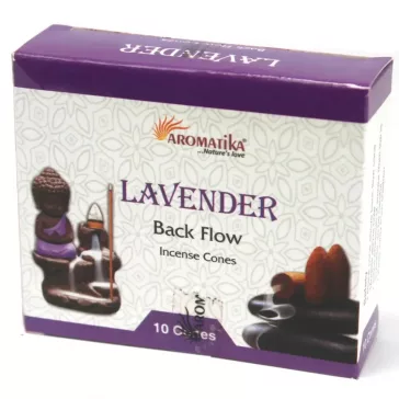   Aromatika Duftende Kegel "Flüssiger Rauch" - Lavendel