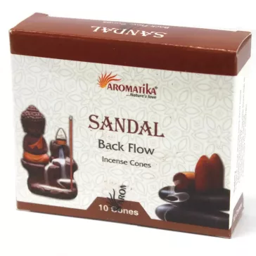   Aromatika Duftende Kegel "Flüssiger Rauch" - Sandelholz
