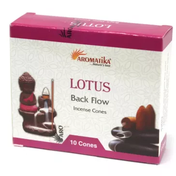   Aromatika Duftende Kegel "Flüssiger Rauch" - Lotus