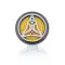 Auto Aroma Diffusor - Pewter Yoga Chakra - 30mm