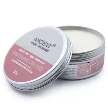  Luxuriöse Duftende Shea Testbutter - Orchideen Exotischer Blumenzauber