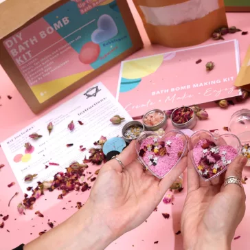 Legierung und Satin „Do it yourself – Badebomben-Set”