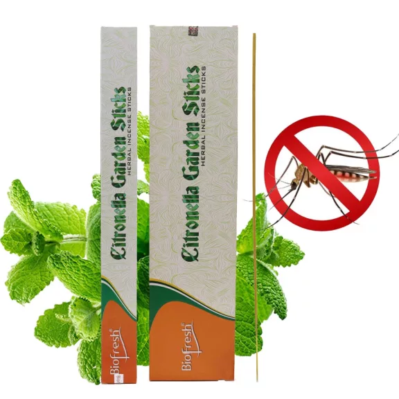 Biofresh Gartenräucherstäbchen – (10 x 50 cm) – Zitronengras Biofresh Gartenräucherstäbchen – (10 x 50 cm) – Zitronengras