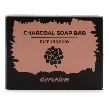 Geranium - Aktivkohle-Seife 85g