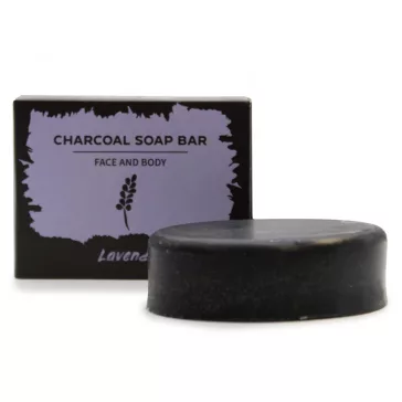 Lavendel - Aktivkohle Seife 85g