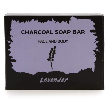 Lavendel - Aktivkohle Seife 85g