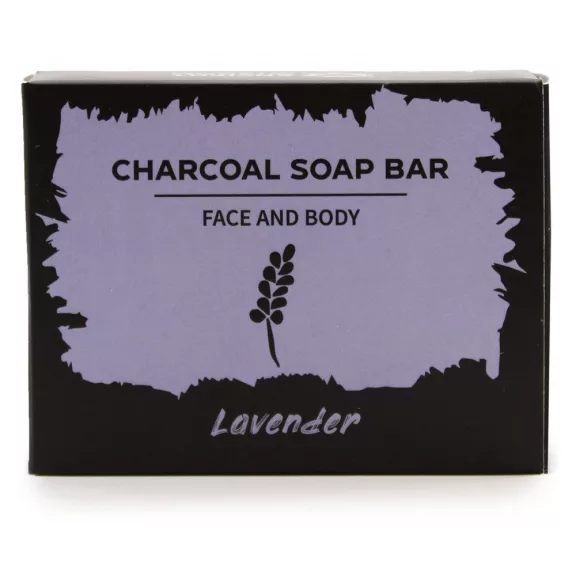 Lavendel - Aktivkohle Seife 85g Lavendel - Aktivkohle Seife 85g