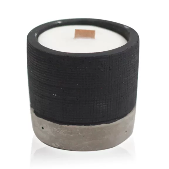 Sojakerzen aus Beton - Schwarz - Butter und Brandy Sojakerzen aus Beton - Schwarz - Butter und Brandy
