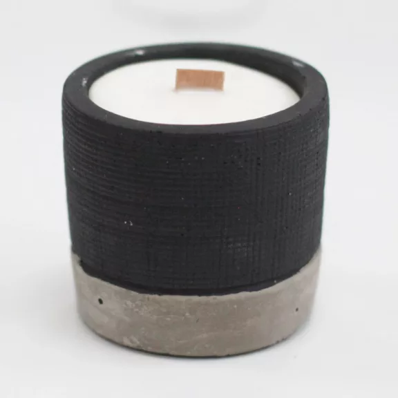 Sojakerzen aus Beton - Schwarz - Butter und Brandy Sojakerzen aus Beton - Schwarz - Butter und Brandy