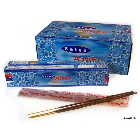 Nagchampa Räucherstäbchen - Aastha - 15g Nagchampa Räucherstäbchen - Aastha - 15g