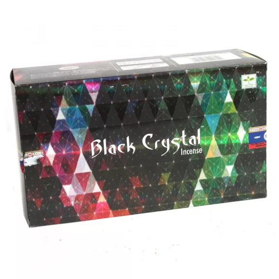 Satya Schwarzer Kristall Räucherstäbchen - 15g Satya Schwarzer Kristall Räucherstäbchen - 15g