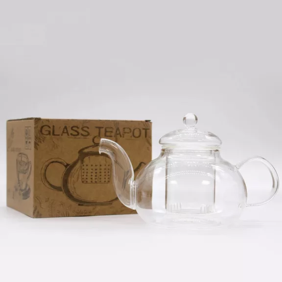 Teekanne mit Filter - Rund - 750ml Teekanne mit Filter - Rund - 750ml