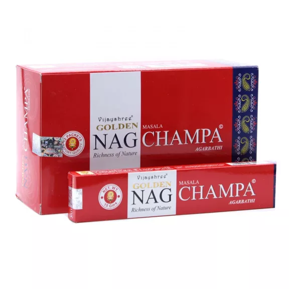 15g Golden Nag Räucherstäbchen - Champa 15g Golden Nag Räucherstäbchen - Champa