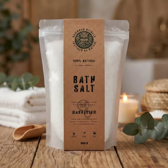 Greenman Magnesium Epsom Badesalz – Rein (800 g) Greenman Magnesium Epsom Badesalz – Rein (800 g)