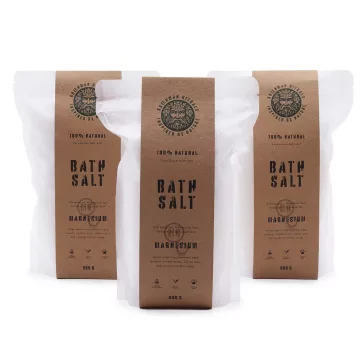 Greenman Magnesium Epsom Badesalz – Rein (800 g)