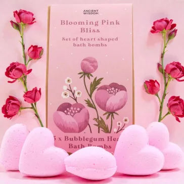 Blooming Pink Bliss Badeherz-Geschenkset