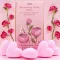 Blooming Pink Bliss Badeherz-Geschenkset