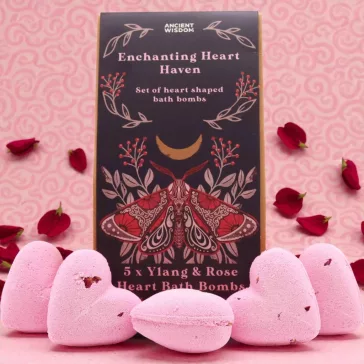 Bezauberndes Heart Heaven Badeherz-Geschenkset