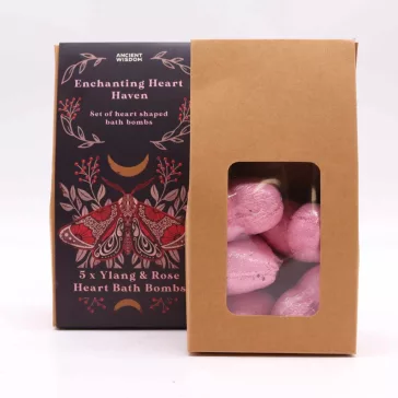 Bezauberndes Heart Heaven Badeherz-Geschenkset