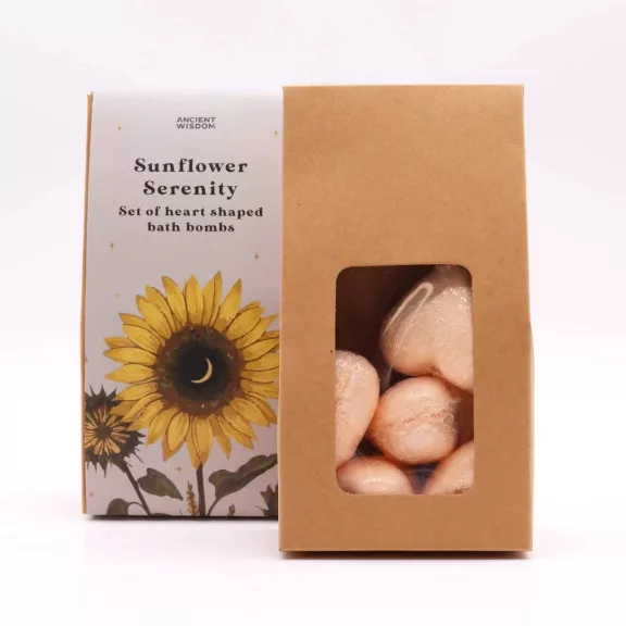 Sunflower Serenity Badeherz-Geschenkset