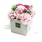 Seifenblume Bouquet- Rosa Rose und Nelke