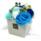 Seifenblumenstrauß - Hochzeit Blau