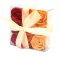 9 Stück Seifenblume Set - Pfirsichfarbene Rosen