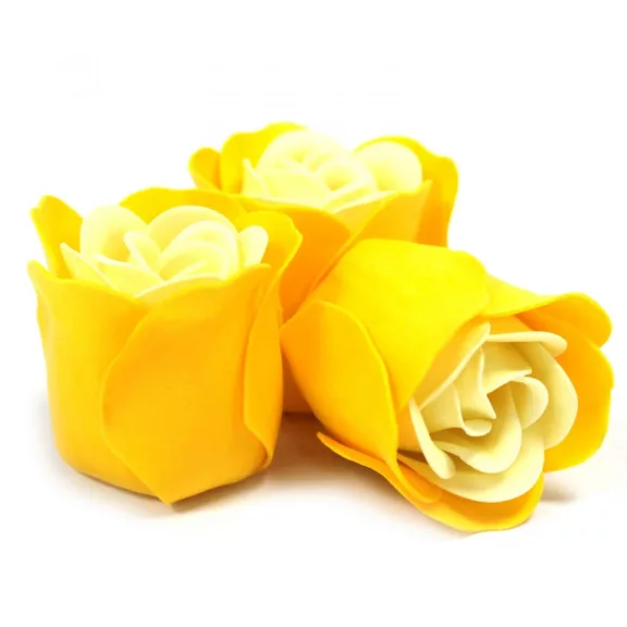 3 Stück Seifenblumen Set - Frühlingszeitliche Rosen 3 Stück Seifenblumen Set - Frühlingszeitliche Rosen