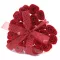 24 Stück Seifenblumen Set - Rote Rosen