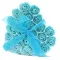 24 Stück Seifenblumen-Set - Blaue Rosen
