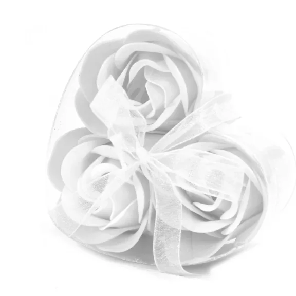 3 Stück Seifenblumen-Set - Weiß 3 Stück Seifenblumen-Set - Weiß